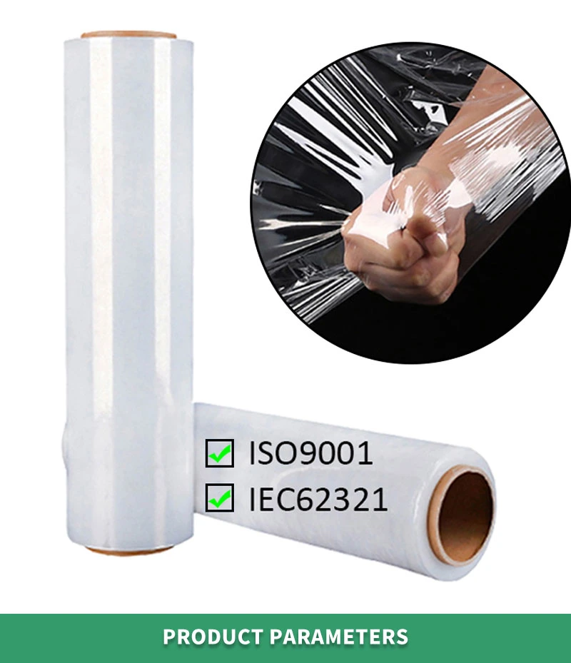 Factory PE Roll Stretch Film/Hand Stretch Wrap/ Stretch Film Plastic Wrap