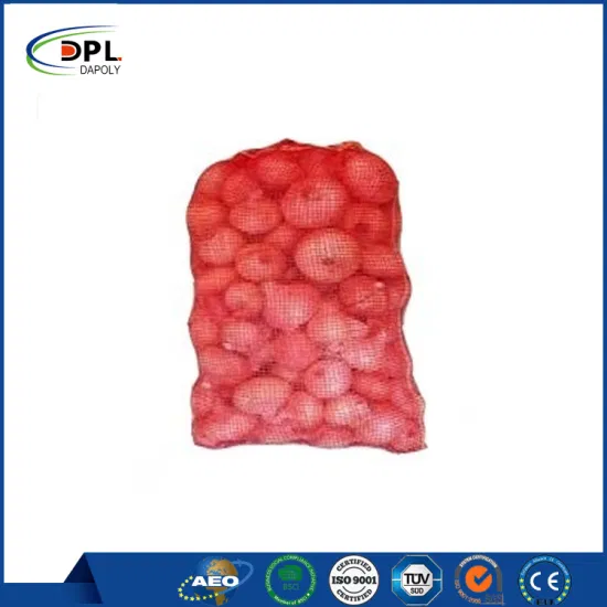 Полиэтиленовый мешок высокой плотности, сетчатый мешок для лука, овощей, картофеля и фруктов с шнурком